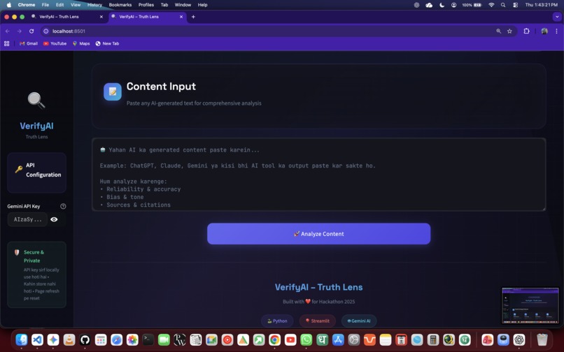 VerifyAI – Truth Lens – screenshot 2