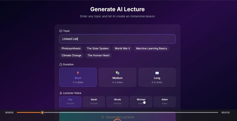 AetherLearn – screenshot 2