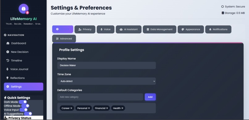 Lifememory AI – screenshot 2