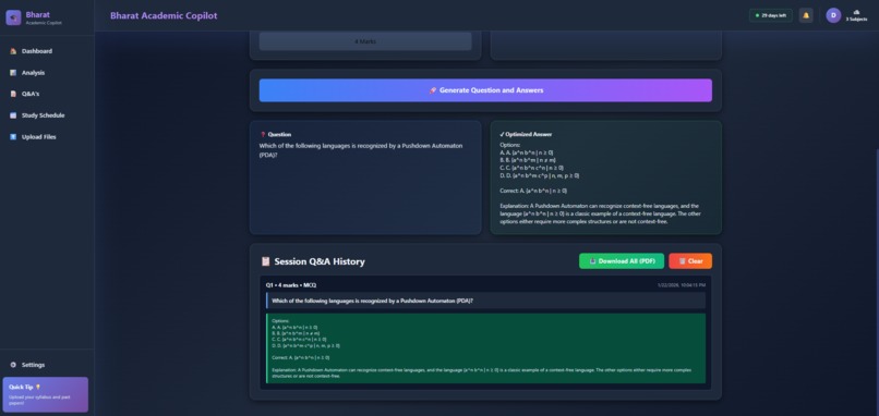 Bharat Academic Copilot – screenshot 12