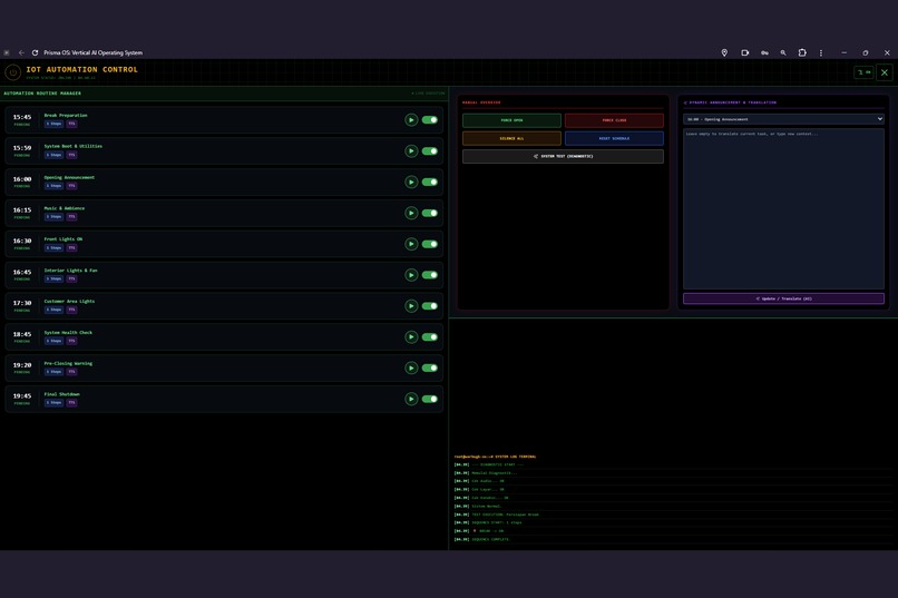 PRISMA OS Vertical AI Operating System – screenshot 10