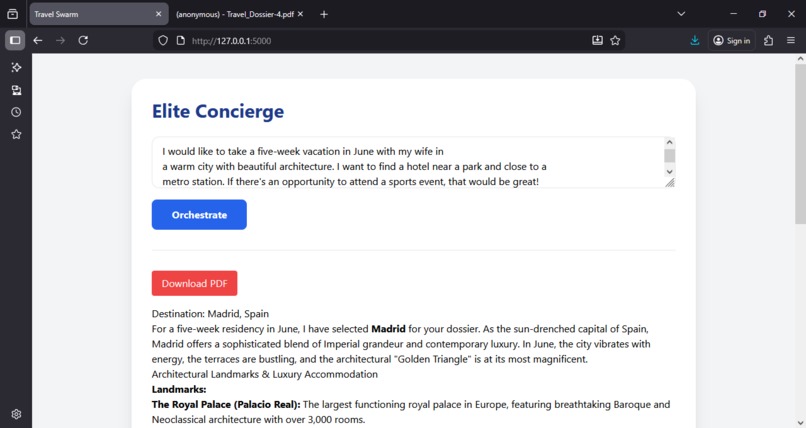 vacation planner(Elite Concierge) – screenshot 1