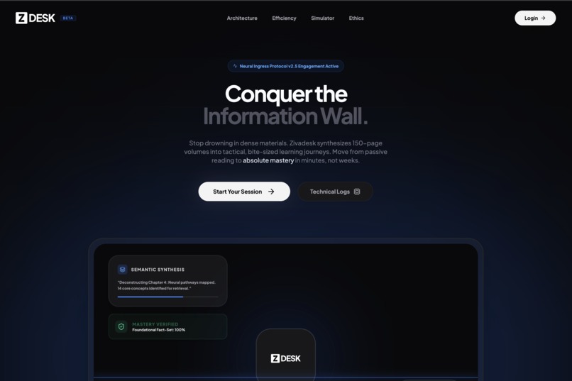 Zivadesk – screenshot 1