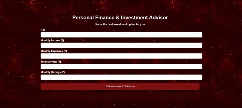 Personal Finance & Investment Advisor – screenshot 1