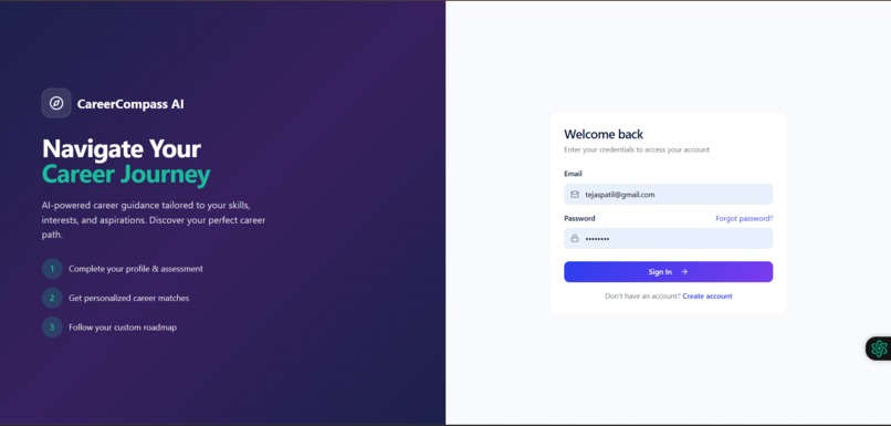 CareerCompass – screenshot 1