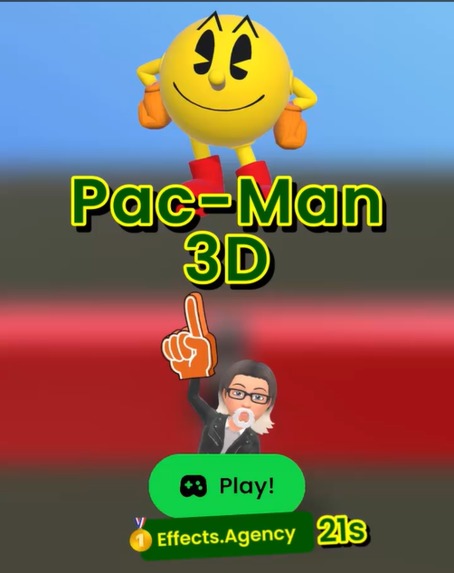 Pac-Man 3D Game – screenshot 1