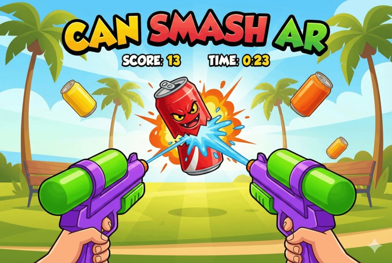Can Smash AR – screenshot 1