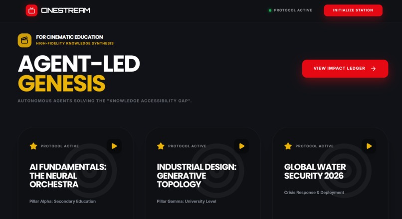 CineStream: A2A Mesh & Cinematic Learning – screenshot 9