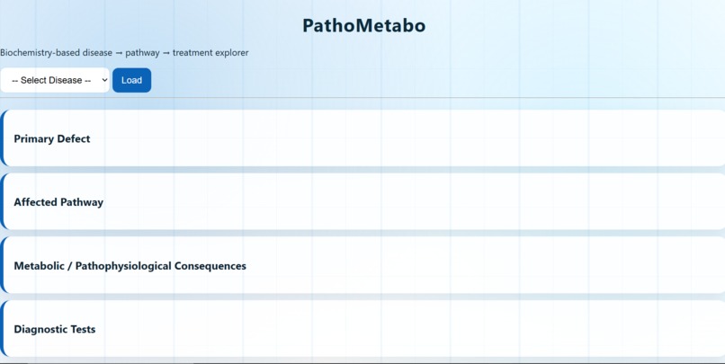 PathoMetabo – screenshot 1