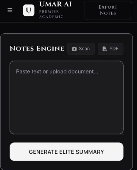 UMAR AI- PREMIER ACADEMIC – screenshot 2