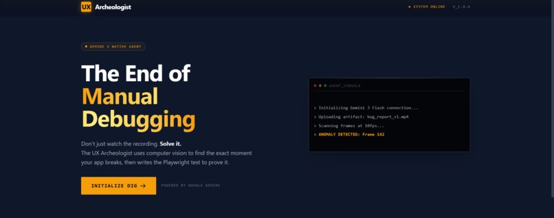 UX Archeologist – screenshot 1