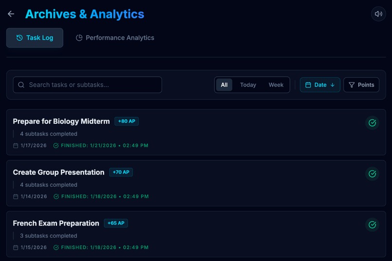 Focus Bar – screenshot 1