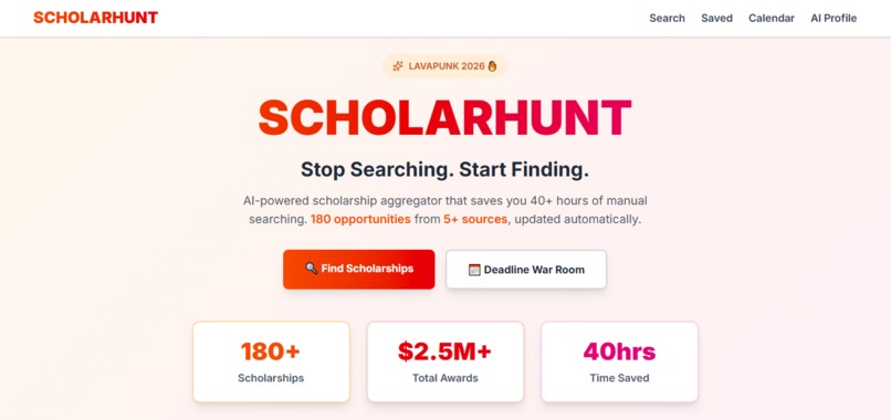 ScholarHunt – screenshot 1