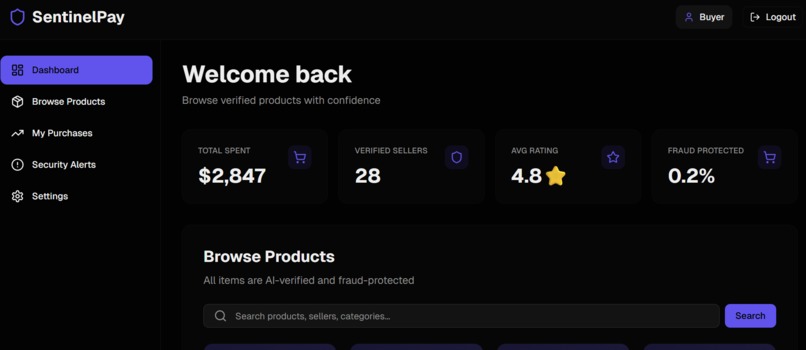SentinelPay – screenshot 2