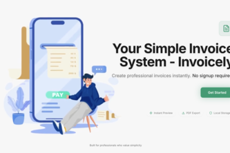Invoicely- Simple Invoice System with added functionalities