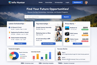INFO HUNTER ( student portal) | Devpost