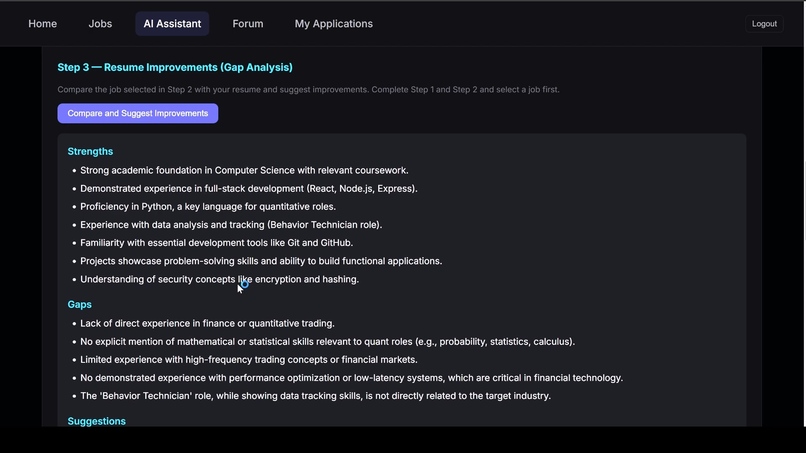 Team 111_OneJobOneResume – screenshot 4