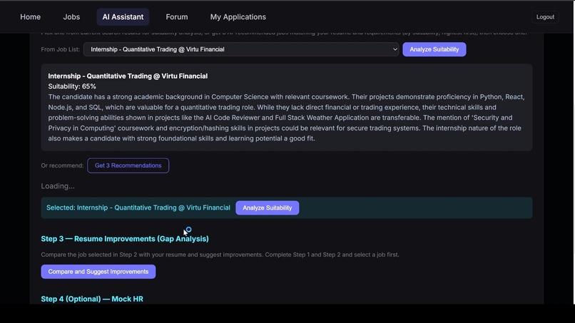 Team 111_OneJobOneResume – screenshot 5
