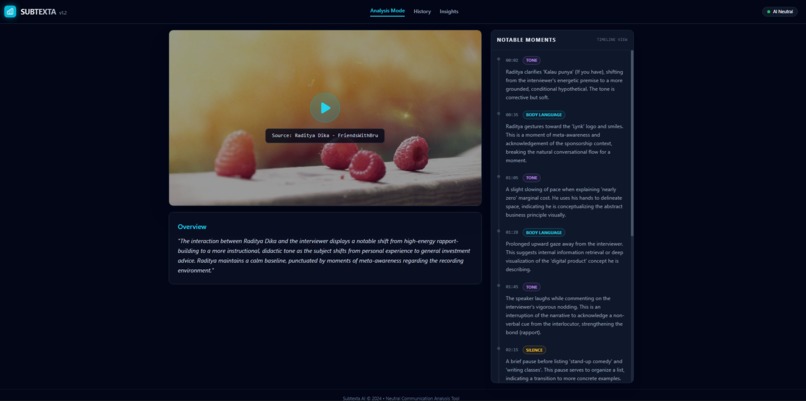 Subtexta – screenshot 1