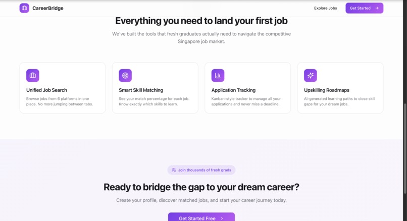 Team T-85_CareerBridge – screenshot 1
