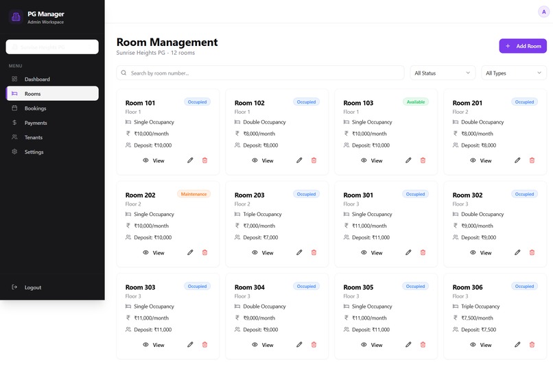 PG Manager Pro  – screenshot 2