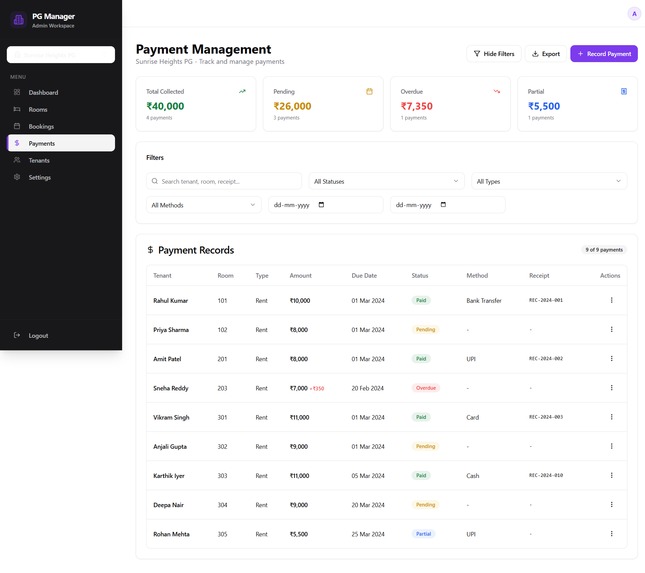 PG Manager Pro  – screenshot 4