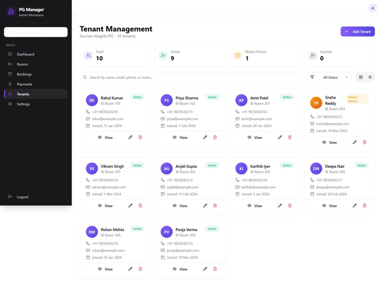 PG Manager Pro  – screenshot 5