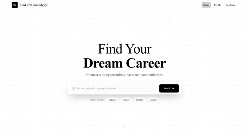 Team 73_FindJobAlreadyyy? – screenshot 1