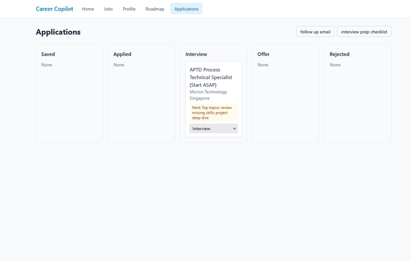 Team 19_ Career Copilot – screenshot 3