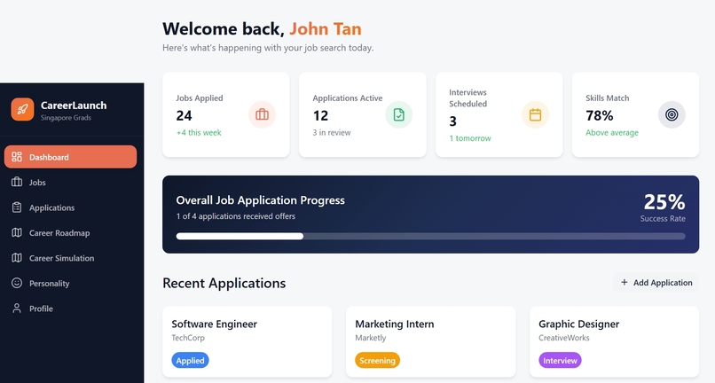 22_CareerLaunch – screenshot 1