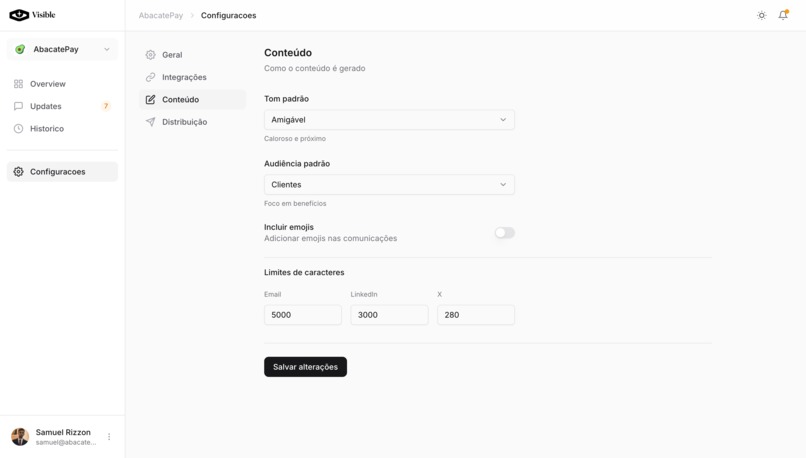 Visible – screenshot 4