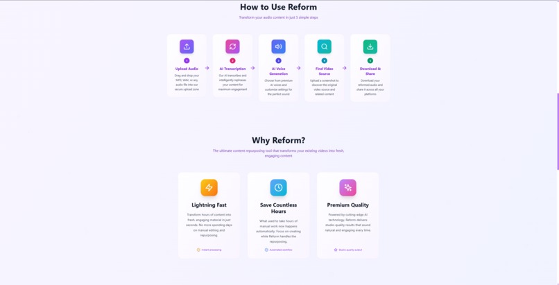 Reform AI – screenshot 2