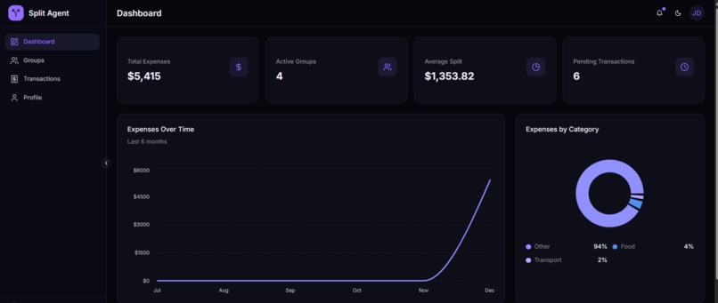 SplitAgent – screenshot 1