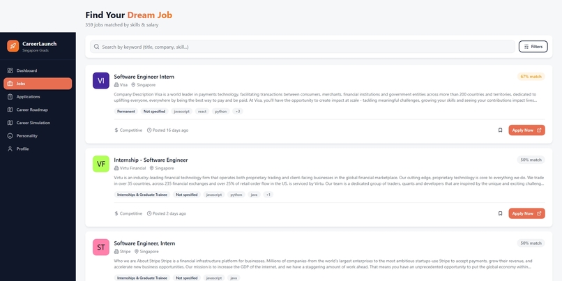 22_CareerLaunch – screenshot 2