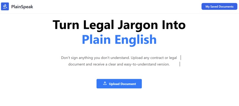 PlainSpeak – screenshot 1