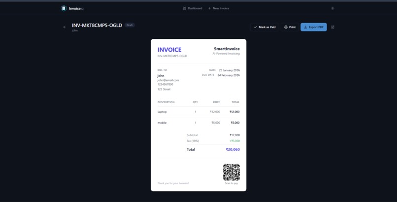 SmartInvoice AI – screenshot 2