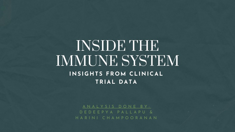 Inside the Immune System: Insights From Clinical Trial Data  – screenshot 1