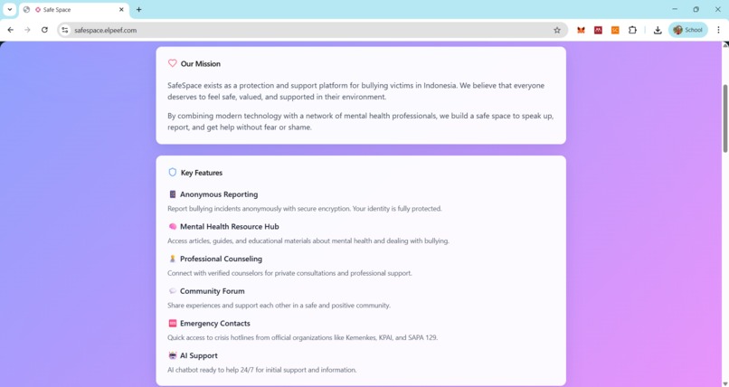 SafeSpace – screenshot 3
