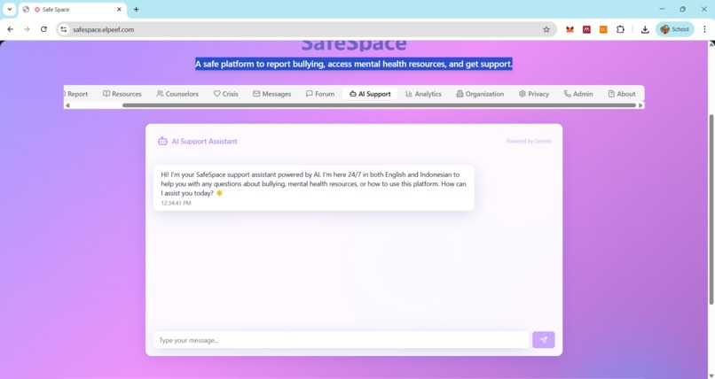 SafeSpace – screenshot 4