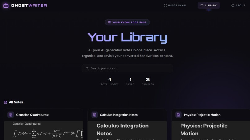 GhostWriter – screenshot 2