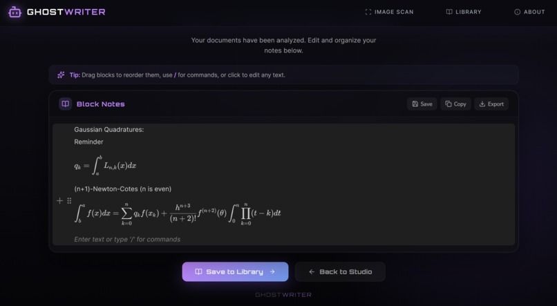 GhostWriter – screenshot 3