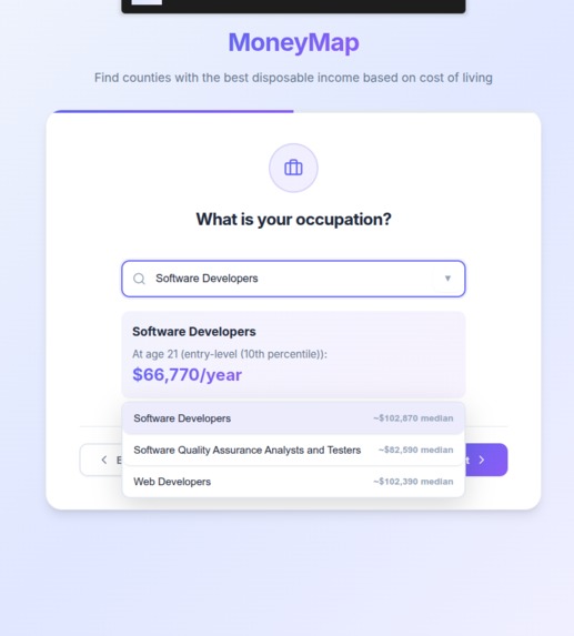 MoneyMap – screenshot 1