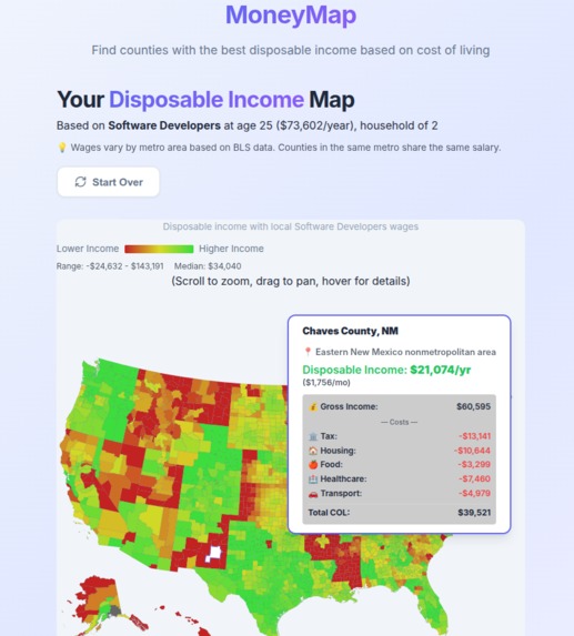 MoneyMap – screenshot 2