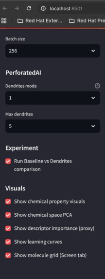 DendriteScreen –PerforatedAI – screenshot 4