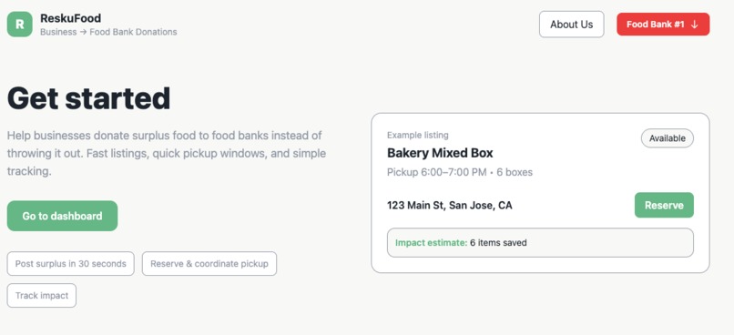 ReskuFood – screenshot 1