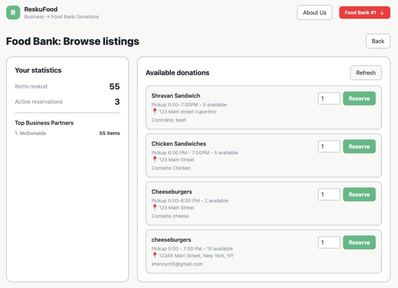 ReskuFood – screenshot 2