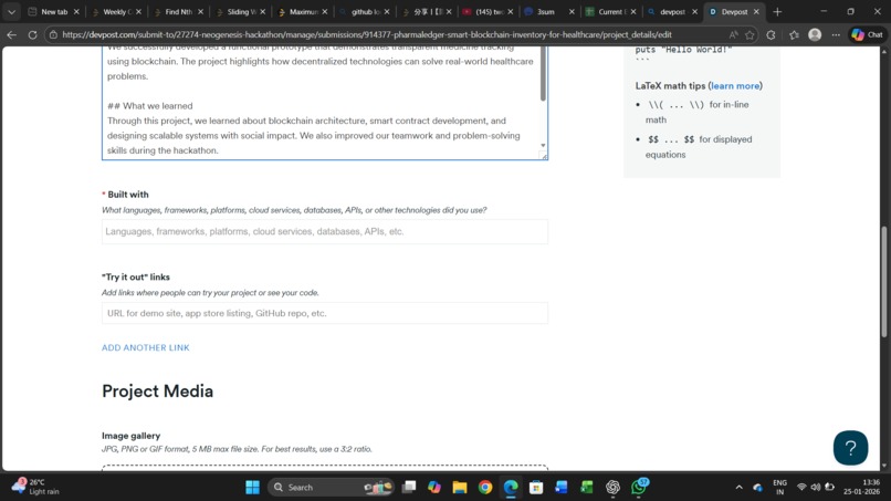 PharmaTrack Lite– Smart Blockchain Inventory for Healthcare – screenshot 4