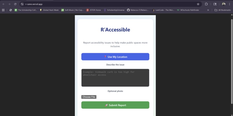 R'Cane + R'Accessible – screenshot 1