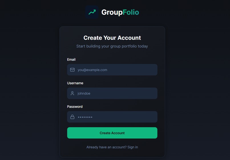 GroupFolio – screenshot 2