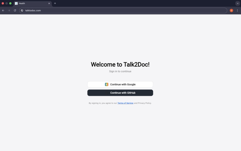 Talk2Doc – screenshot 2